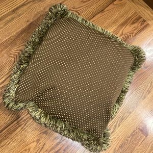 Ethan Allen | Custom Accent Pillow 18x18” Pease Read Description-